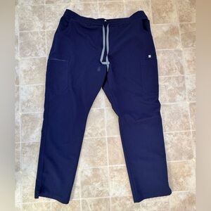 Figs Navy Blue Technical Joggers